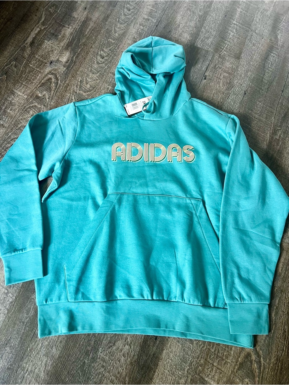 Adidas Men's Fleece Active Hoodie-Size 2XL